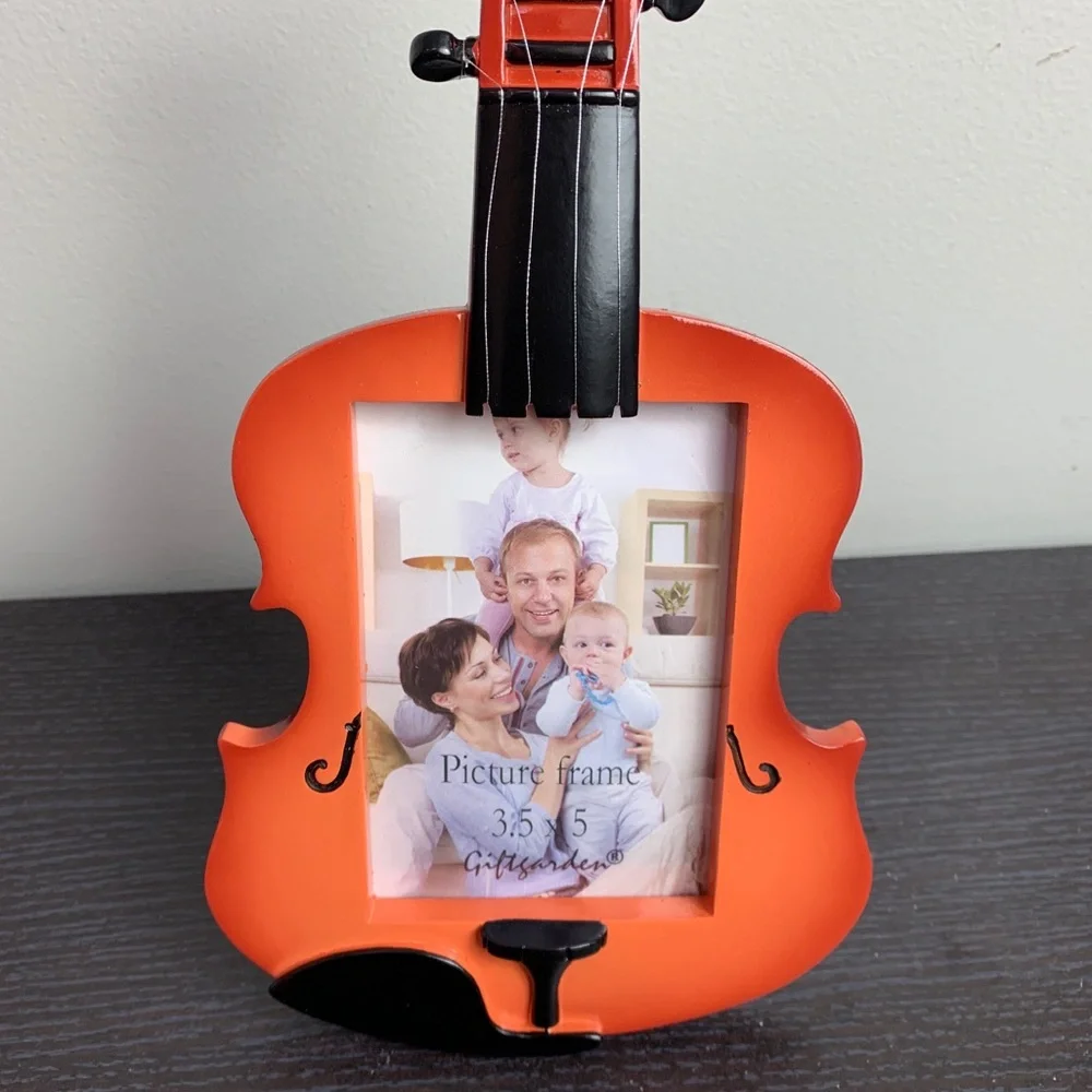 Violin Picture Photo Frame 3.5” x 5” New With Box